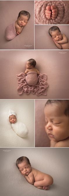 a series of photos showing different stages of birth