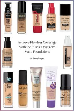 For those seeking a flawless complexion with full coverage and a matte finish, drugstore foundations offer an array of options to suit every skin type and tone. Matte foundations are particularly popular for their ability to control shine and blur imperfections, providing a smooth canvas for makeup application. If you’re in search of a budget-friendly matte foundation that delivers on coverage and finish, look no further. Here are the 12 best drugstore matte foundations that give you that airbrushed look without breaking the bank. Best Coverage Foundation, Mythical Makeup, Makeup For Photography, Best Foundation For Combination Skin, Full Coverage Drugstore Foundation, Mystical Makeup, Best Full Coverage Foundation, Makeup For Work, Best Foundation For Oily Skin