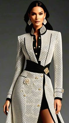 Woman Suit Fashion, Classy Work Outfits, Looks Chic, Suit Fashion, Winter Fashion Outfits, Coat Fashion, Elegant Outfit, Moda Fashion