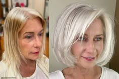 Haircut For Fine Hair, Fine Straight Hair, Chin Length, Short Straight Hair, Bob Haircuts For Women, Haircut For Older Women