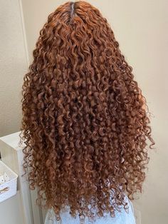 7.44 Hair Color, As I Am Curl Color, Natural Hair Highlights, Hair Styels, Dyed Curly Hair, Highlights Curly Hair, Honey Brown Hair, Ginger Hair Color, Auburn Hair