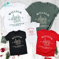 🎄 Holiday Shipping Reminder 🎄 Place your order by December 7, 2024 to ensure delivery before Christmas.❤️ Make this Christmas extra special with our Family Christmas 2024 Shirt! This custom matching holiday sweatshirt is the perfect gift for grandparents and brings the whole family together in style. Ideal for festive gatherings or cozy winter nights, this personalized tee adds warmth and joy to your celebrations. Available in a range of sizes for all family members. ❤️ P R O D U C T * I N F O Family Reunion Shirts, Reunion Shirts, Custom Matches, Holiday Sweatshirt, Family Christmas Shirts, Gifts For Grandparents, Christmas Makes, Christmas Tees, Crew Sweatshirts