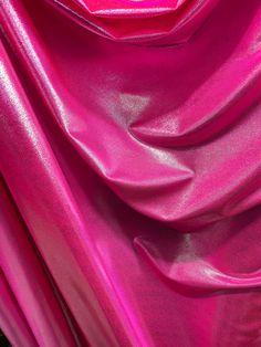 the pink fabric is very soft and shiny