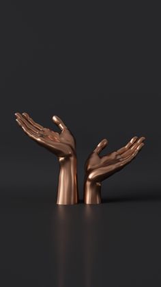 two hands reaching out to each other