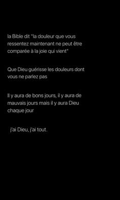 the text is written in french on a black background