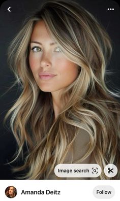 Rambut Brunette, Brunette Hair With Highlights, Blonde Hair Inspiration, Blonde Hair Looks, Hair Affair, Long Blonde, Hair Color And Cut, Long Blonde Hair, Love Hair