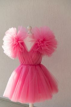 Hot Pink Tulle Dress Women Pink Tulle Dress Puffy Pink Tulle Dress Women Fluffy Tulle Dress Pink Tulle Gown Photoshoot Dress - Etsy Summer Pink Tulle Tutu Dress, Pink Tulle Tutu Dress For Spring, Spring Pink Tulle Tutu Dress, Pink Tulle Dress With Ruffles, Princess Style Tulle Tutu Dress With Ruffles, Princess Tutu Dress With Ruffles, Pink Tulle Fairy Dress For Summer, Pink Tulle Princess Dress For Summer, Pink Ruffled Princess Dress For Prom