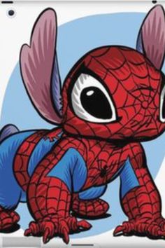 the spider - man ipad case is designed to look like it has big eyes and large ears