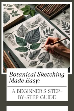 botanical sketching made easy beginner's step - by - step guide