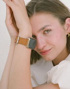 Our Apple Watch band is hand-crafted from premium leather scraps, elevating your tech accessories to something you actually want to wear all while eliminating manufacturing waste. Made from an upcycled leather that's been lined in soft neutral leather for comfort, it's the perfect sustainable leather watch band. Pair it with an AirPods Pro Keychain and save 10%. Best Apple Watch, Leather Apple Watch, Upcycled Leather, Leather Scraps, Buckle Bags, Sustainable Leather, Apple Watch Case, Leather Watch Band, Leather Fanny Pack