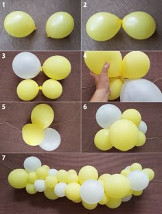 step by step instructions on how to make balloons