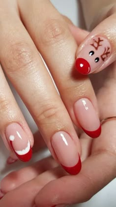 Red Christmas Nails, Cute Christmas Nails, Christmas Gel Nails, Christmas Nails Easy, Colorful Nails, Her Nails, Cute Gel Nails, Christmas Nails Acrylic, Short Acrylic Nails Designs