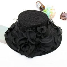 Fancy Ladies Wedding Wide Womens Party Cap Fascinator Tea Brim Hat Baseball Caps Features: There is a wind rope in the inside It can be the when it has the crease,like the clothing. Wear to , Twenty's Parties or Picnics. hat, Wedding hat, hat cap, floral Hat, Lady hat, Sun hat,summer hat, beach travel hat. This fabulous wide brim hat has a brim that is 3.5 INCH all the way around,Fit for head circumference 21.26 inch~22.83 inch. One size fits most Head circumference57cm Product Description: Perf Lady Hat, Church Suits And Hats, Bridal Hat, Hat Wedding, Tea Party Wedding