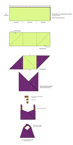 the instructions for how to make an origami paper airplane that looks like a plane