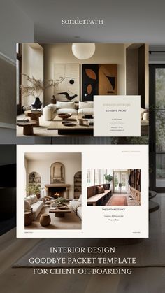 the interior design website is designed to be used as a template for creating an image