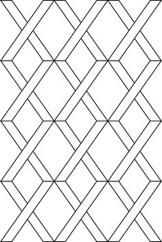 a black and white geometric pattern with diagonal lines on the bottom, as well as an arrow in the middle