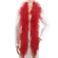 PRICES MAY VARY. fur ❥ { Tailor-made Size for You }: Our ostrich feather boa is 2 yards long, 8-10 inches wide, and weighs 35 grams, suitable for most people of height. ❥ { Professional Processing Technology }: Each ostrich feather boa is made of natural fluffy feathers and handmade, and will not fade easily. It is a fur boa that has been professionally distilled and disinfected, so you can wear it with confidence. ❥ { Many Stylish of Colors }: Our ostrich feather boas have a variety of fashiona Jane Prentiss, Feather Boas, Feather Scarf, Red Fur, Gatsby Party, Feather Headband, Ostrich Feather, Party Diy, Ostrich Feathers