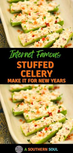 Celery sticks stuffed with cream cheese, bacon, herbs, and cheddar cheese are outrageously good! Served as an appetizer or snack, this is a recipe that’s sure to become a favorite at parties, cookouts, and family gatherings and a must for Thanksgiving and Christmas.