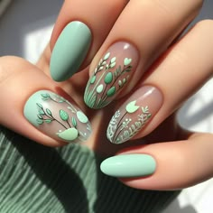 🐣Easter nail designs with cute drawings. Ideas for beautiful Easter nail art.🐇Дизайн ногтей к Пасхе с милыми рисунками. Идеи красивого пасхального маникюра..💅🏼Nail design ideas for short and long nails. Manicures for all nail shapes - square, almond, stiletto... Inspiring ideas for creating stylish manicures.💅🏼Идеи дизайна ногтей на короткие и длинные ногти. Маникюр для всех форм ногтей - квадрат, миндаль, острая... Вдохновляющие идеи для создания стильного маникюра.#naildesign #nailart #art #ideas #маникюр #дизайнногтей #ноготочки #идеи  #рисункинаногтях #nails  #манікюр #ноготки #маникюрдизайн #маникюргельлак #красивыеногти #яркиеногти #вдохновенние Plant Nail Art, Cute Drawings Ideas, March Nail Designs, Spring Nail Art Designs, All Nail Shapes, Nail Polish Art Designs, Elegant Touch Nails, Nails Manicures, Nail Art Stripes