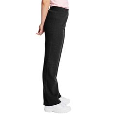 Buy the Hanes EcoSmart Open Leg Fleece Women's Sweatpants at Michaels. com. The pocket-free design features a flat stretch waistband for a sleek, simple silhouette. Finished with open-leg hems, Hanes women's sweatpants are available in an array of colors for even more everyday options. So soft and cozy, Hanes EcoSmart® women's sweatpants are crafted from a plush blended fleece featuring cotton sourced from American farms. The pocket-free design features a flat stretch waistband for a sleek, simp Simple Silhouette, Recycle Plastic Bottles, Womens Sweatpants, Pajama Pants, Sweatpants, Sleek, Design, Tracksuit Bottoms