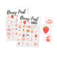 the berry first game is shown with matching images