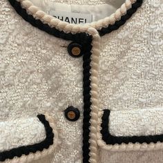 Chanel Jacket, Outer Jacket, Barbie Dream, Cape Coat, Crochet Flowers, Fabric Flowers, Crochet Necklace, Embellishments, Chanel