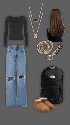 Everyday School Outfits, Simple Outfits For School, Latina Fashion Outfits, Outfit Layout, Casual Preppy Outfits, Outfit Inspo Casual, Trendy Outfits For Teens, Casual School Outfits, Cute Preppy Outfits