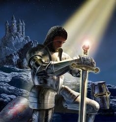 Good Soldier of Christ Ephesians 6 10, Crusader Knight, Spiritual Warrior, Knight In Shining Armor, Medieval Times, Armor Of God, Medieval Knight, Spiritual Warfare, Fantasy Artist