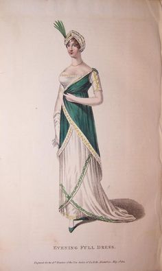 1811 - Belle Assemblee Decades Of Fashion, Historical Illustration, Historical Eras, Era Fashion