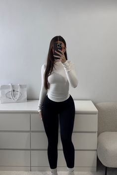 Socks - Light Grey Melange curated on LTK Black Leggings Outfit Ideas, Socks Over Leggings, Black Leggings Outfits, Black Leggings Casual, Grey Leggings Outfit, Outfits Leggins, Leggings Outfit Ideas, Leggings Outfit Casual