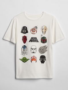 GapKids | Star Wars Graphic T-Shirt | Gap Factory Disney Boy Tshirt, Twins Closet, Skin Care Food, Kids Disney Outfits, Baby Tshirt, Canvas Bag Design, Star Wars T Shirt, Disneyland Shirts, Star Wars Tshirt