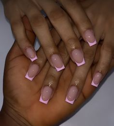 Pin French Tip Nails, Bridal Nail Ideas Acrylic, Frenchies Acrylic Nails Short, French Tip Nails Trendy Square Short, Short Nail Ideas Acrylic Square Pink, Cute Overlay Nail Ideas, Blush Pink Acrylic Nails Short, Short Acrylic Nails For Beginners, Short Classy Nails Acrylic Square French Tip