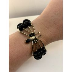 This Item Is A Gently Used Piece Of Costume Jewelry With A Design Of A Spider With Black Faux Leather Cording Around With A Hook And Clasp Closure Of Adjustable Length. The Item Is Pre-Owned And Does Not Look Brand New, But It Has No Major Flaws. This Is A Fun And Funky Piece Of Jewlery That Might Be Perfect For Halloween Or For Anyone That Loves A Spider Aesthetic. Message With Questions And Offers Are Welcome! Style Tags: Spider, Black, Leather, Bracelet, Halloween, Spooky, Spooky Season, Jewe Black Novelty Jewelry For Party, Novelty Black Jewelry For Party, Black Punk Jewelry For Costume Party, Edgy Black Bracelet For Halloween, Black Novelty Jewelry For Costume Party, Edgy Black Halloween Bracelet, Black Punk Bracelet For Halloween, Halloween Novelty Black Bracelets, Black Metal Bracelet For Halloween