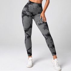 New Without Tags, Never Worn, Never Tried On. Can Fit Medium-Large. Black And Gray Marble Print, Ribbed Super Stretchy Material. Marble Leggings, Birthday Shoot, Gray Marble, Shein Pants, Marble Print, Grey Marble, Grey Leggings, Black And Gray, Black Jumpsuit