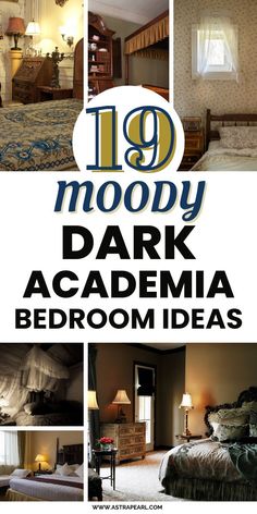 Dark academia bedroom ideas Academia Bedroom Decor, Academia Bedroom Ideas, Moody Dark Academia