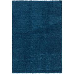 a blue rug on a white background