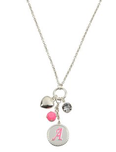 Silver Initial Charm Necklace | Necklaces | Jewelry | Shop Justice Colorful Statement Necklace, Earring Holders, Silver Initial Charms, Shop Justice, Bff Necklaces, Jewelry For Girls, Girls Watches, Childrens Jewelry, Cute Accessories