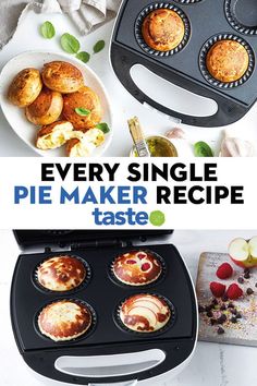 the recipe for every single pie maker recipe has been made in an electric griddle