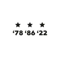 five stars are shown in black against a white background with the words 78 86 72