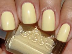 yellow Yellow Nail Art, Yellow Nails Design, Yellow Nail, Essie Nail Polish, Essie Nail, Pastel Nails, Nail Polish Designs, Yellow Nails, China Glaze