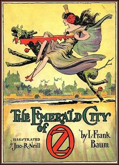 an advertisement for the emerald city of oz