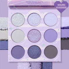 Lav_ish Pressed Powder Palette | ColourPop Colourpop Eyeshadow, Natural Mascara, Powder Palette, Colourpop Cosmetics, Lengthening Mascara, Affordable Makeup, Matte Metallic, Pressed Powder, Shadow Palette