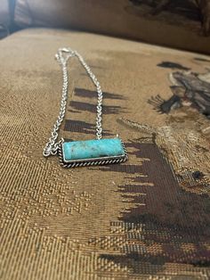 Marbled turquoise bar necklace Turquoise Bar Necklace, Country Clothes, Silversmithing Jewelry, Turquoise Bar, Country Jewelry, Western Jewelry, Country Outfits, Bar Necklace, Diy Food