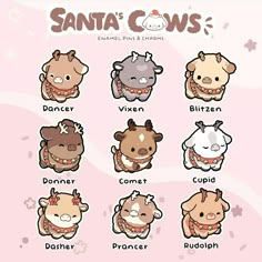 an animal sticker sheet with the names of different animals and their respective characters on it