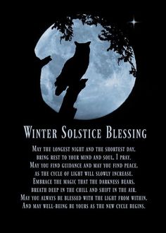 Happy Winter Solstice, Solstice Celebration, Owl Posters, Witch Spell Book, Wiccan Spells, Spells Witchcraft