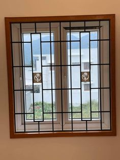 Kitchen Window Grill Design, Window Grill Ideas, Window Aluminium, Windows Grill, Steel Grill Design, Design For House, Iron Window Grill, Grill Designs