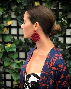 Big Earrings Outfit, Architectural Jewelry, Gold Ear Jacket, Earrings Outfit, Rebecca De Ravenel, Instagram Flowers, Diy Jewelry Earrings, Casual Earrings, Druzy Jewelry