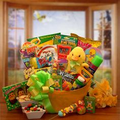 Easter Sunshine Little Duckling Gift Pail Kids Easter Basket, A Gift Basket, Holiday Gift Baskets, Yellow Gifts, Easter Gift Baskets, Easter Celebration, Easter Treats, Easter Sunday, Easter Fun