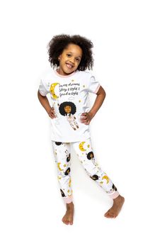 About This Item Wrap your little dreamers in the warmth of bedtime wishes with our "Sweet Dreams, Sleep Tight" pajama set – a heartwarming blend of comfort and well wishes that turns sleep into a cozy journey of dreams. This set isn't just sleepwear; it's a soothing embrace that ensures a restful night's slumber. Imagine your young adventurers slipping into this comforting ensemble. The pajama top features a design adorned with whimsical stars and the endearing phrase "Sweet Dreams, Sleep Tight, Whimsical Stars, Sweet Dreams Sleep Tight, Cotton Pajama Shorts, Well Wishes, Cotton Sleepwear, Sleep Tight, The Embrace, Cuffed Pants, Cotton Bottoms