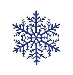 a blue snowflake on a white background with no image to describe, it looks like